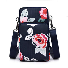 Classic Cell Phone Bag Crossbody Purse Adjustable Strap Zipper