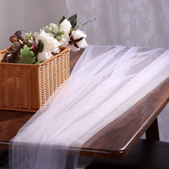 3pcs Wedding Arched Curtain Mesh 76.2cm x 5.0m Long Thin Mesh Wedding Curtain