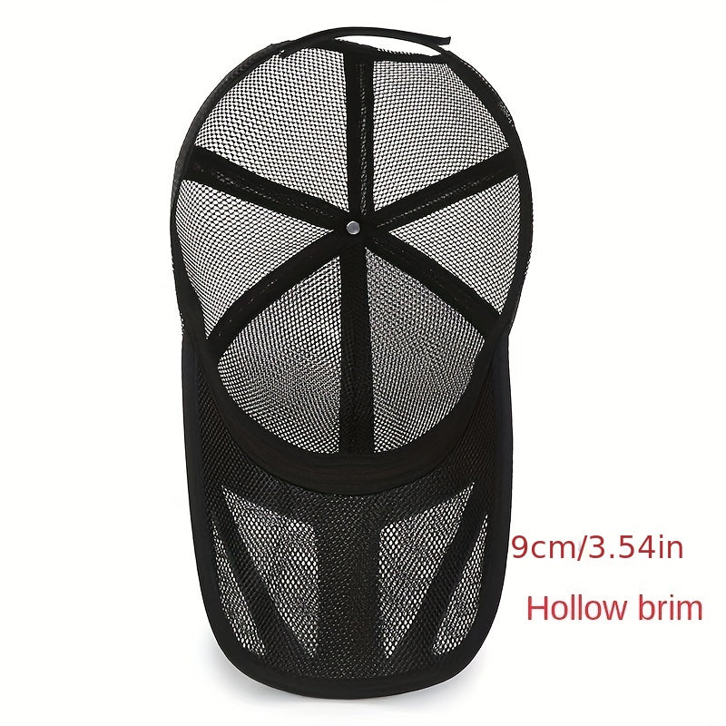 Unisex Mesh Breathable Baseball Cap Trucker Hat