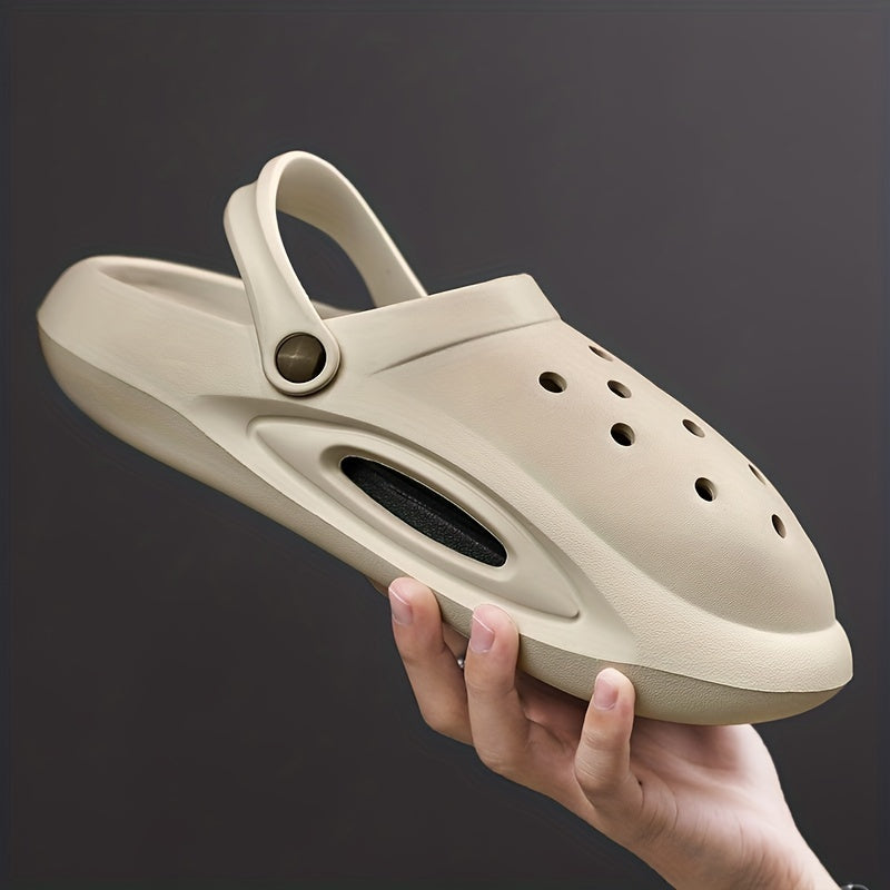 Men's Lightweight Comfy Clogs Hollow Out Non Slip Garden Shoes Summer