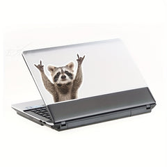 Rocking Raccoon Sticker Car Laptop Wall Window Bumper Sticker