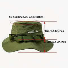 Quick Drying Boonie Hat Solid Mesh Sun Hat For Hiking