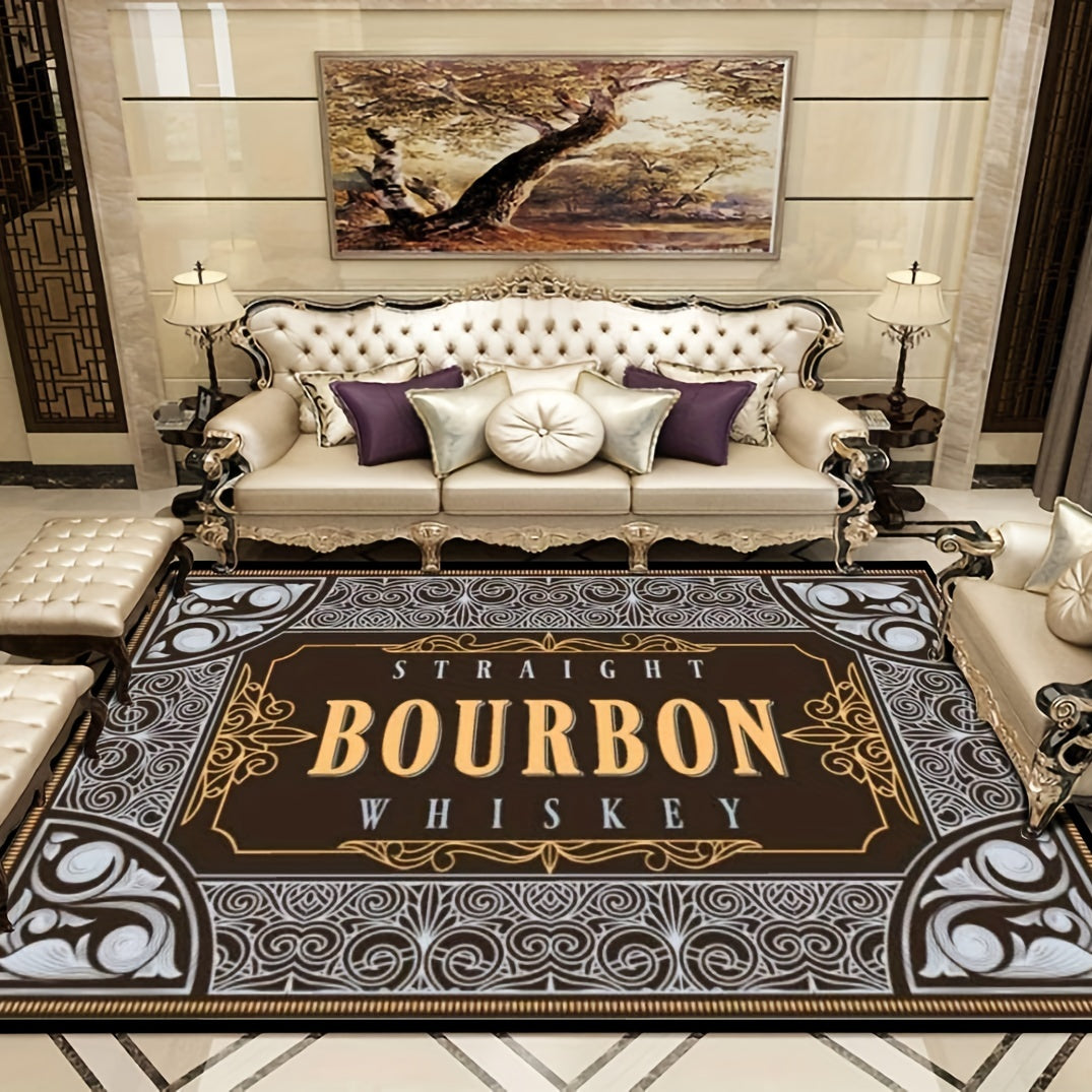 Boho Printed Floor Mat Soft Flannel Rug for Living Room Bedroom