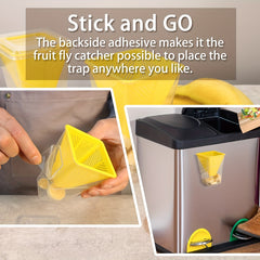 Indoor Fruit Fly Trap - Reusable Gnats Catcher