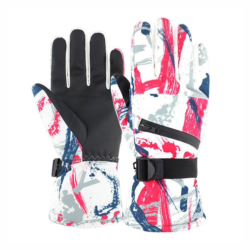 NEWTAG Thermal Gloves Waterproof Fleece Touch Screen Motorcycle Gloves