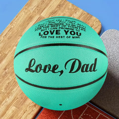 I Love You To The Moon And Back Basketball Size 7