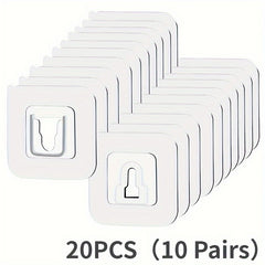 Automatic Wall Hook Sticker Front And Back Sticker Hanger