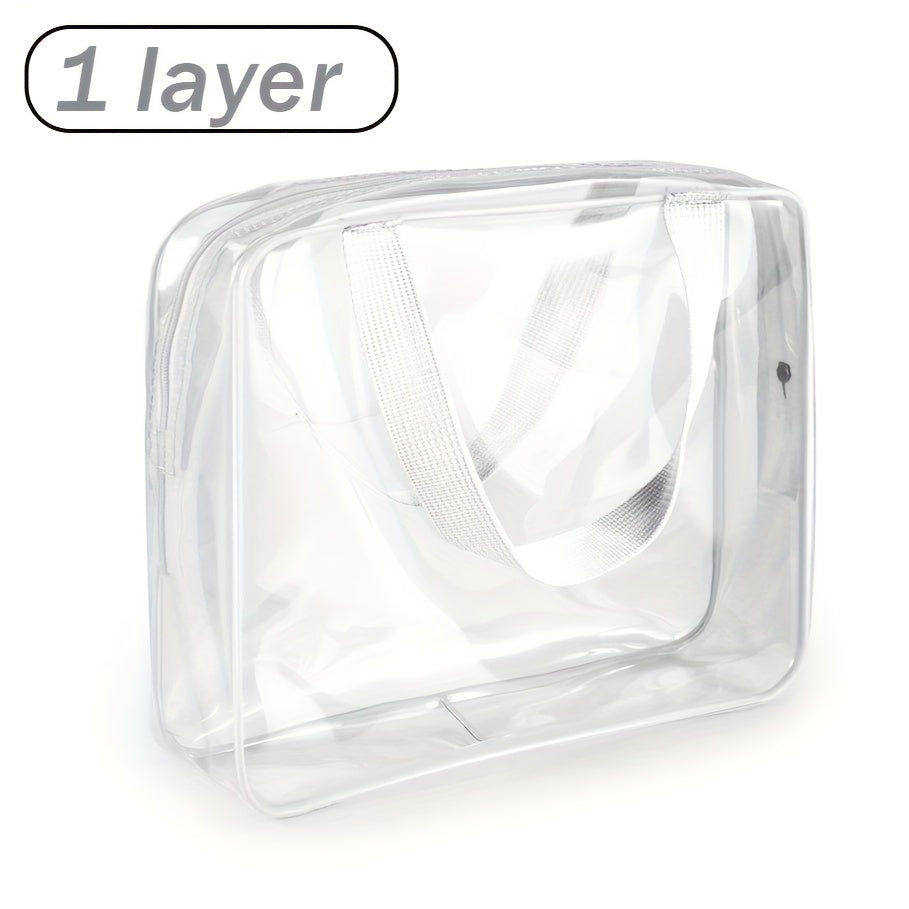 Clear Toiletry Bag Women Travel Essentials Small Cosmetic Make Up Bag
