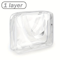 Clear Toiletry Bag Women Travel Essentials Small Cosmetic Make Up Bag