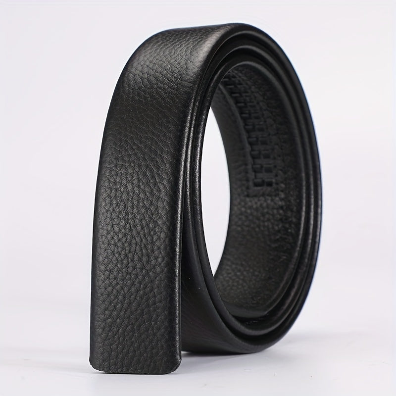 Men's Leather Belt Waist Stap Without Buckle Durable Business Belt