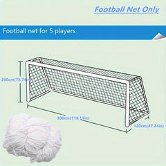 Standard Soccer Net Hand knitted Polyester Soccer Net For Sports Match Training