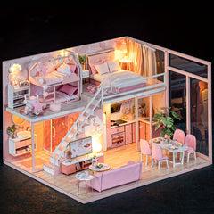 DIY Dollhouse Kit 3D Jigsaw Puzzle Building Model Girl Princess Toys