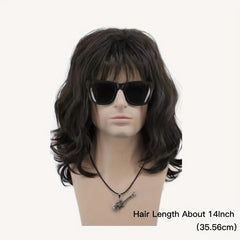 Punk Handsome Curly Costume Wig