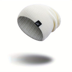 Candy Knit Beanie Unisex Skull Hat Lightweight Soft Ski Hats Women Men