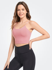 Padded Sports Bra Casual Comfy Sports Tank Top Yoga Fitness Intimates Bra