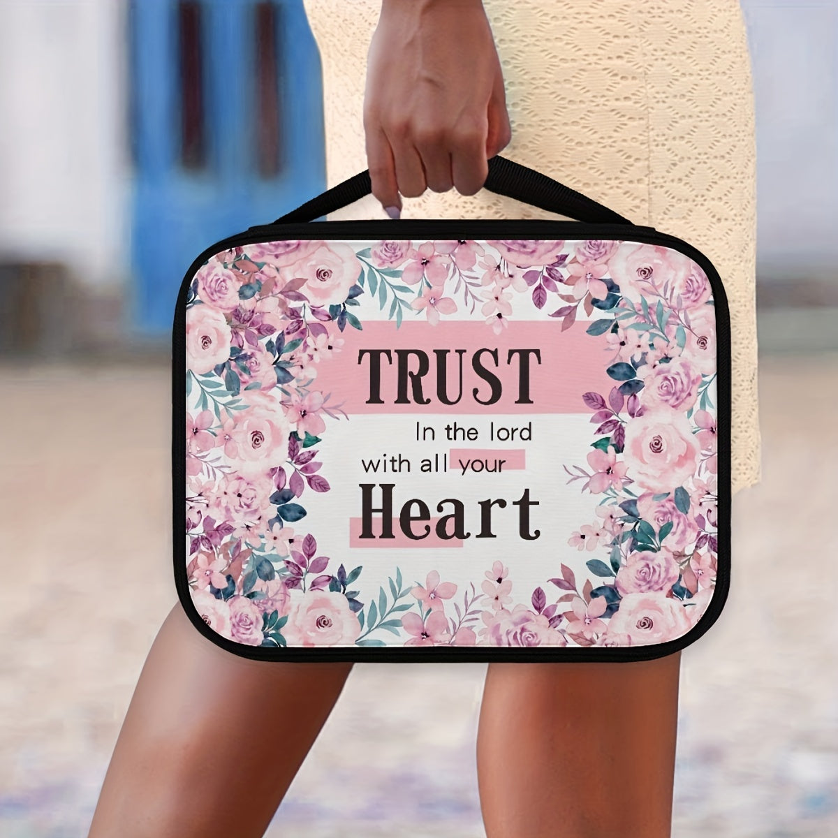 Floral Bible Bag for Study