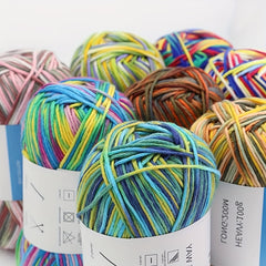 8 ply Multicolor Soft Yarn 100g 200m 2mm Crocheting Knitting