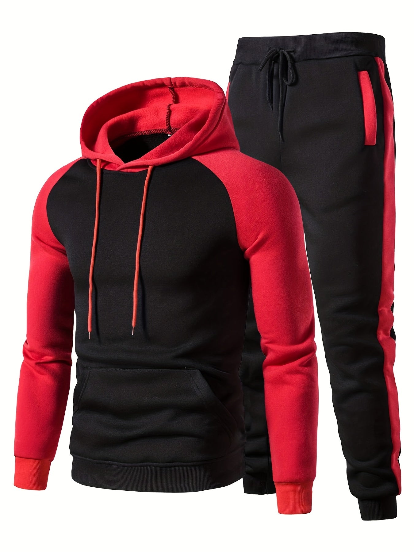 Men's Casual Hoodie & Sweatpants Set for Autumn Winter