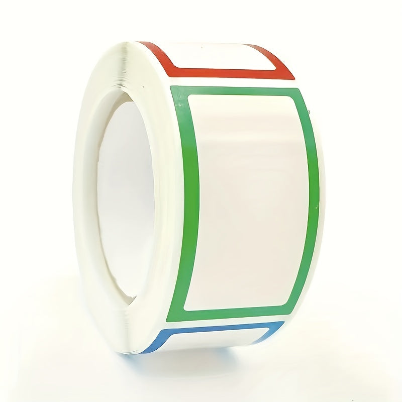 250 Blank Stickers Roll, 1" Self-adhesive for Classification Marking