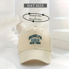 Vintage Embroidered Baseball Cap 'BROOKLYN YORK'