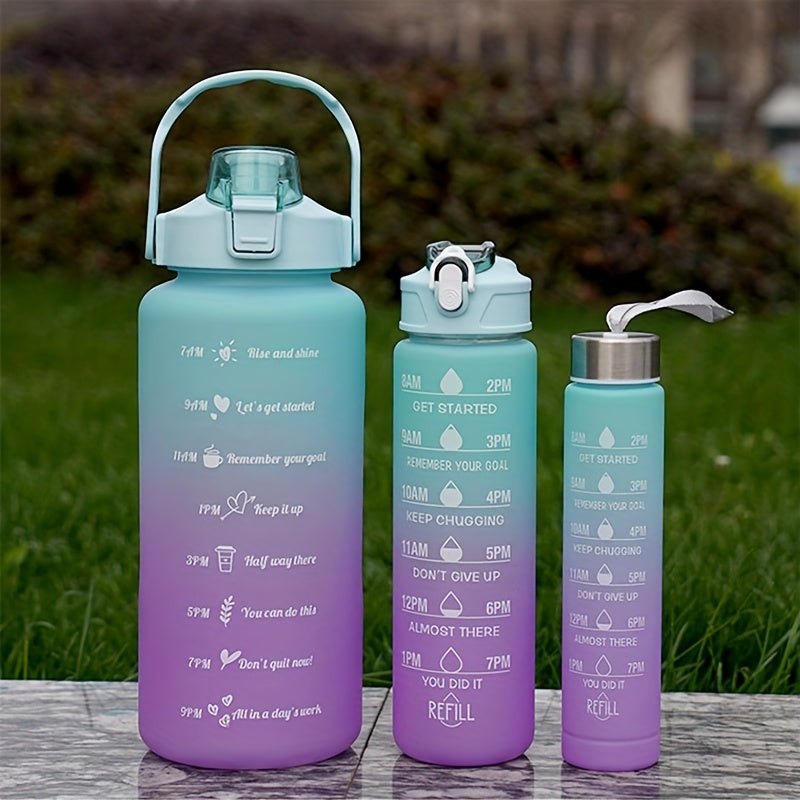 3pcs High Temp Resistant Water Bottles Perfect For On the Go