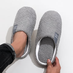 Cozy Fuzzy Lined Indoor Slippers for Men & Women