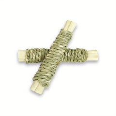 Pet Straw Paper Braided Sweet Bamboo Roll Molar Food Snack Toy