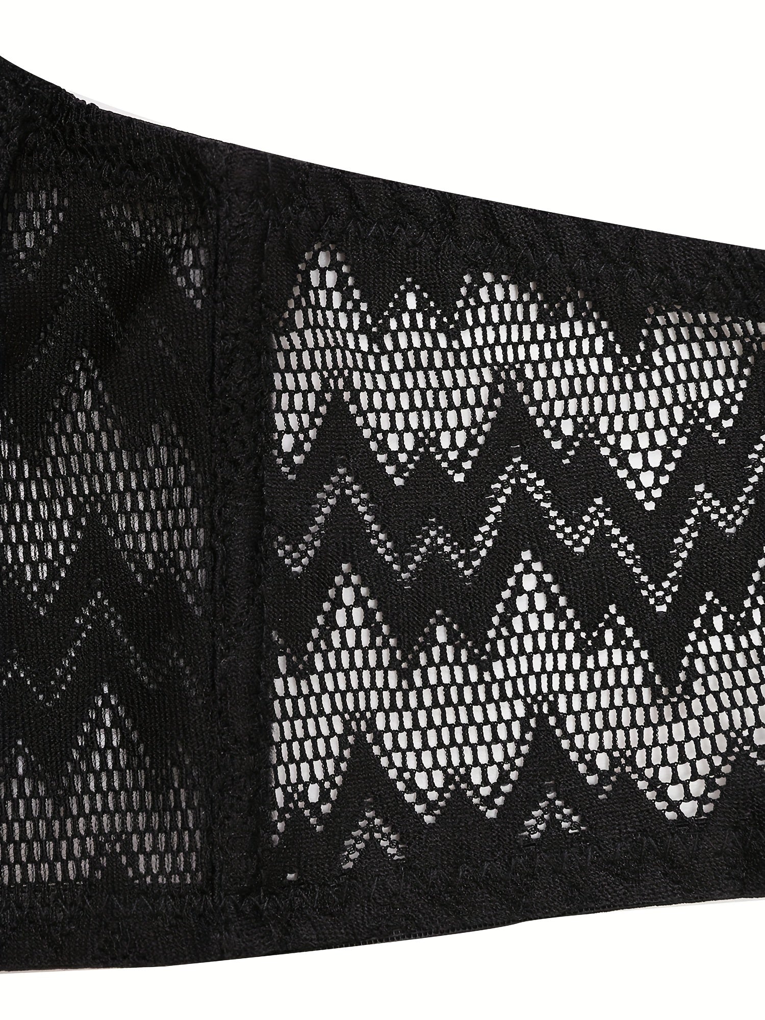 Geometric Pattern T-shirt Bra