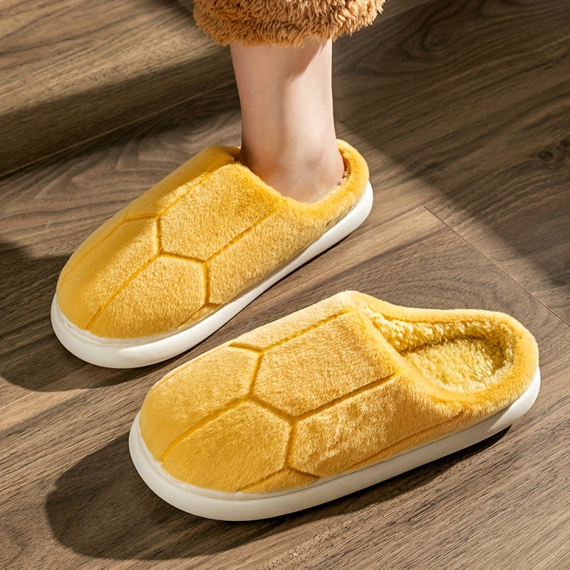 Men's Comfy Non-Slip Slippers Winter Home Shoes