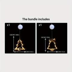 LED Christmas Tree Lights Indoor Window Decoration