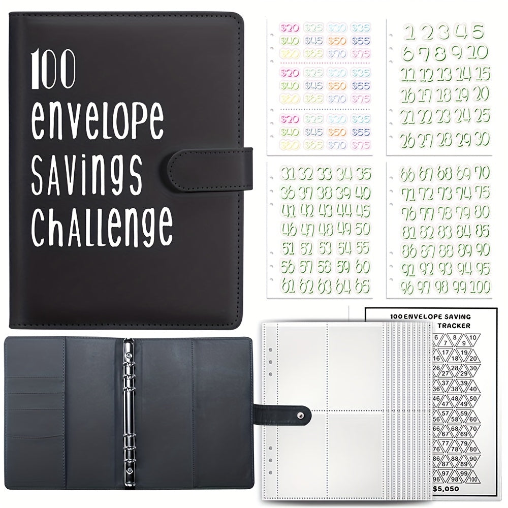 100 Envelopes Money Saving Challenge Budget Binder Budget Planner Book