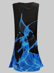 Keyhole Dress Casual Sleeveless Tank Dress