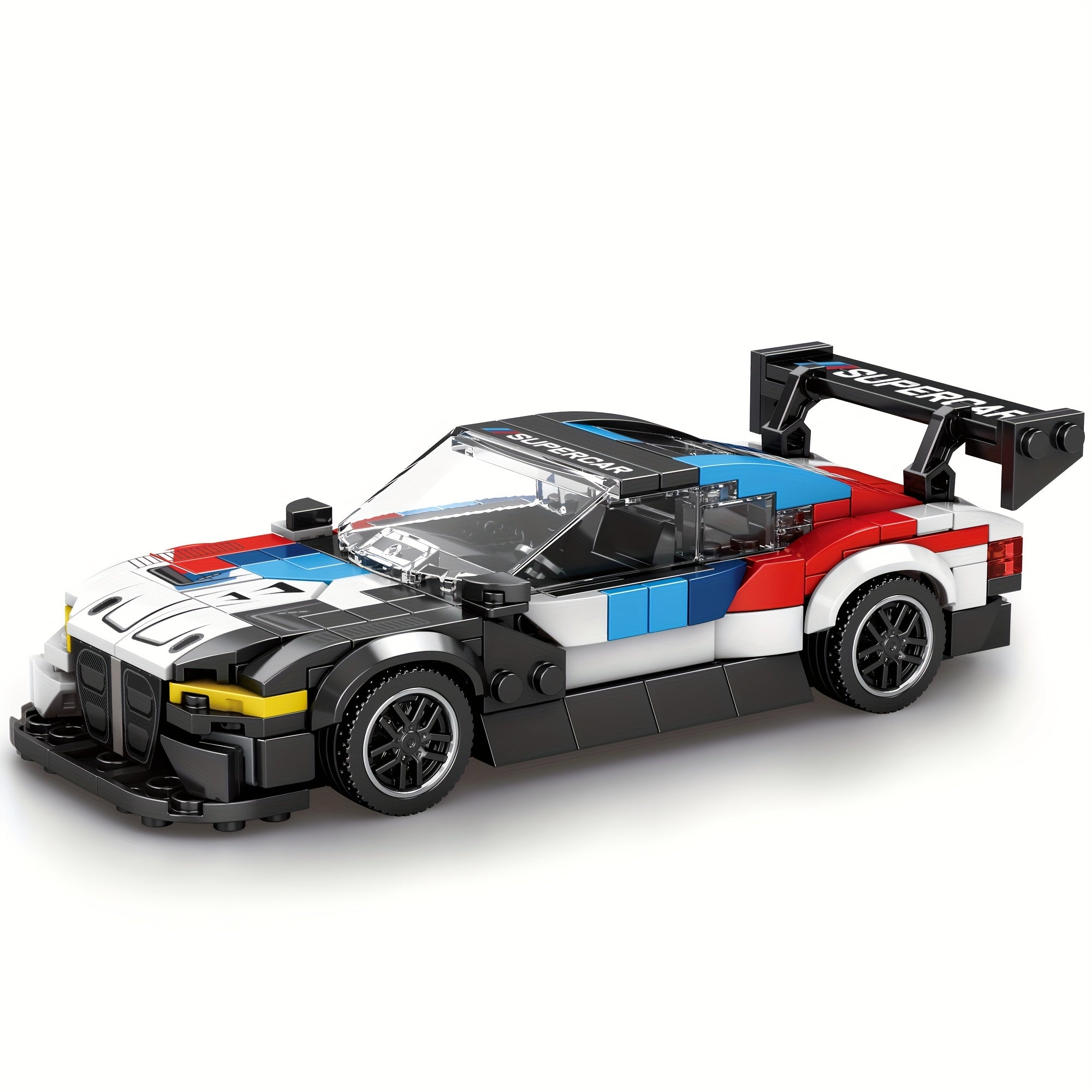 Assembly Racing Car Model Kit Building Block Toy Gift