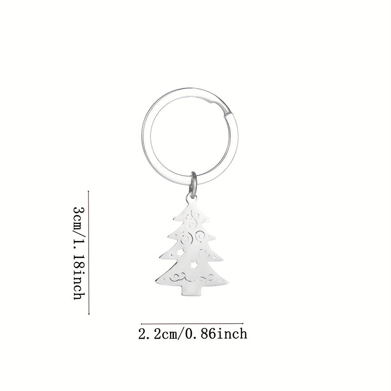 1pc Christmas Tree Keychain Bag Backpack Pendant Gift