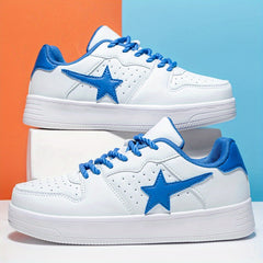 Men's Lace Up Star Skate Shoes Breathable