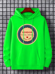London Postal Service Print Hoodie for Men