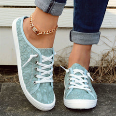 Women's Canvas Lace-Up Comfy Shoes