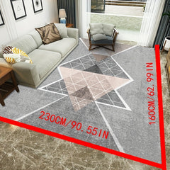 Modern Geometric Area Rug Soft Comfortable Nordic Carpet Machine Washable