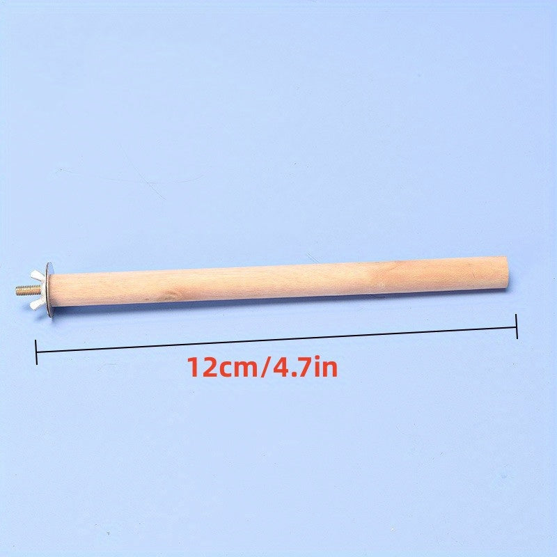 Wooden Bird Perch Toy Stand for Stylish Cage