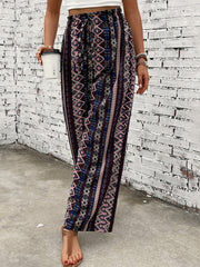 Wide Leg Pants Casual Paper Bag Waist Pants For Spring & Summer Women's Clothing