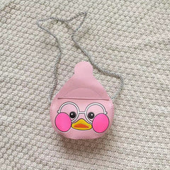 Kids Cartoon Duck Shoulder Bag Crossbody Bag with Coin Purse