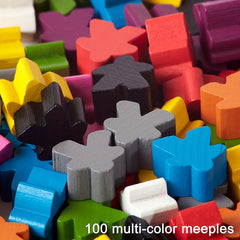 Wooden Family Games Accessories Board Game Tokens for Sorting Counting