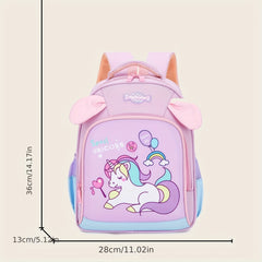 Unicorn Dinosaur Astronaut Backpack Large Capacity Lightweight Student Bag