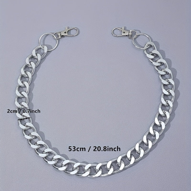Men's Metal Single Pants Chain Keychain for Men