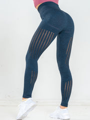 Hollow Butt Lifting Yoga Leggings Quick Dry Fitness Pants