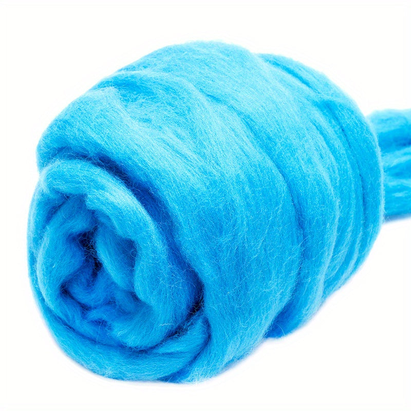 3 53oz 100g Wool Roving Yarn Fiber Roving Wool Top Chunky Yarn