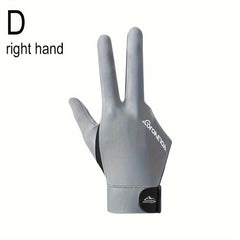 1 Pair Professional Three Finger Billiard Gloves