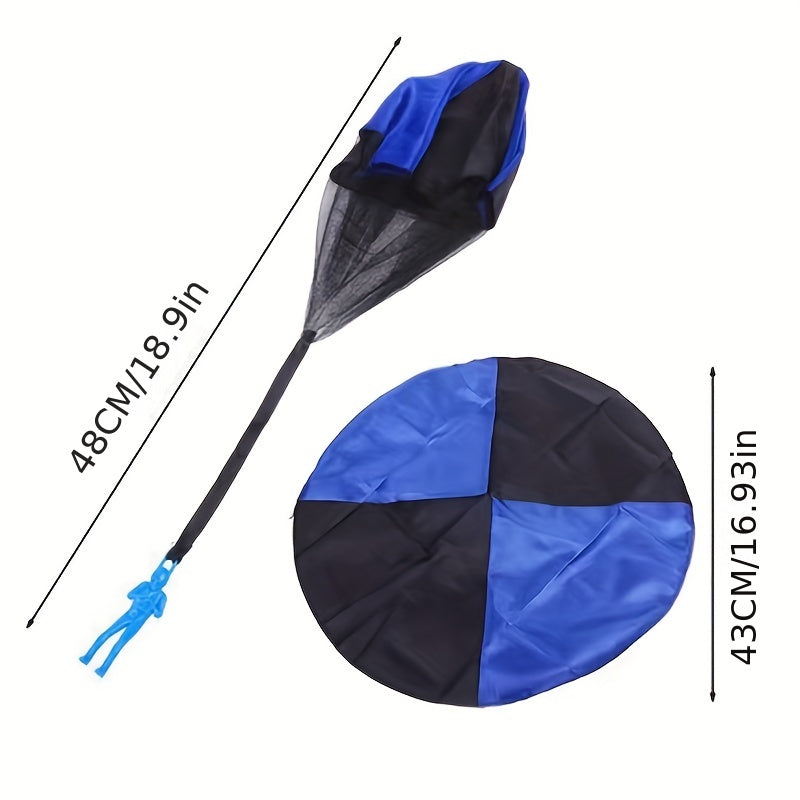 1pc Hand Toss Parachute Toy Camouflage Outdoor Sports