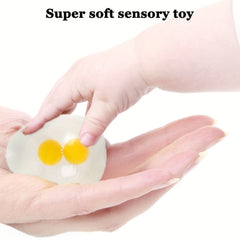 4pcs Double Egg Yolk Sensory Toys for Relaxation - Perfect Easter Chris