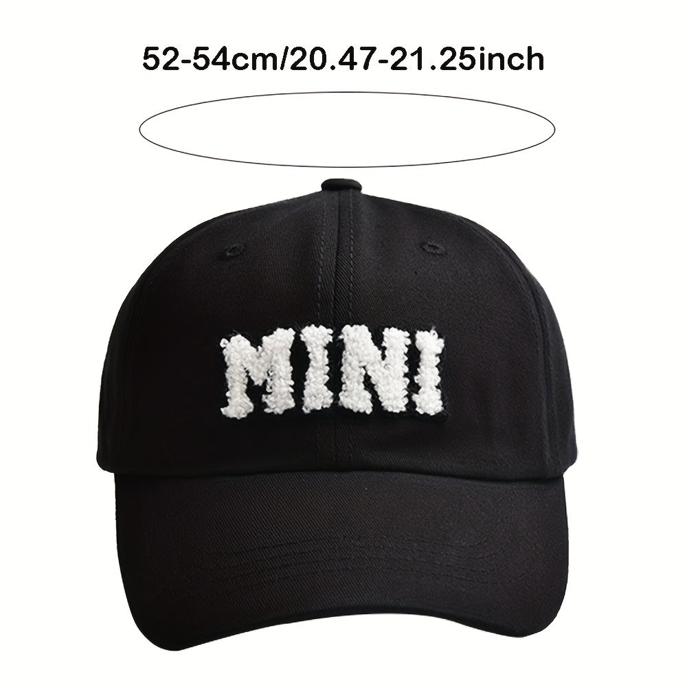 Letter Embroidery Baseball Cap Sunscreen Sports Peaked Hat